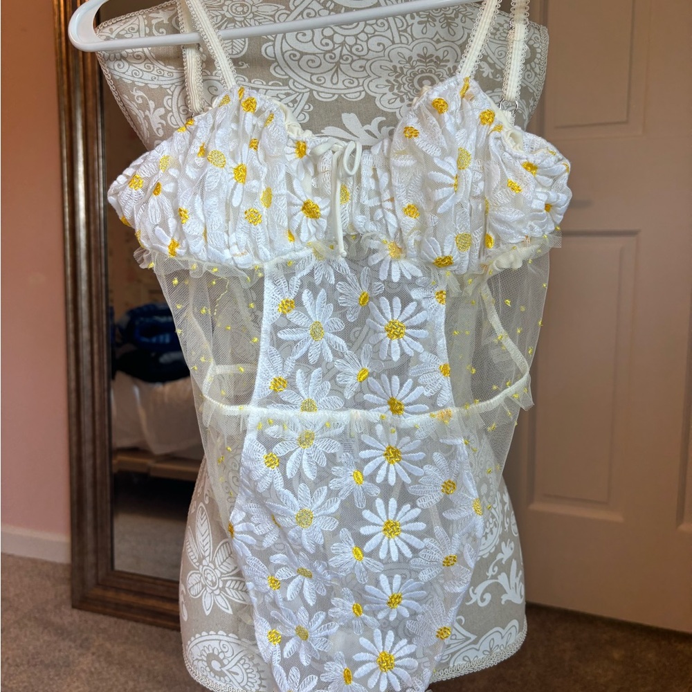For love and lemons sugar plum bodysuit in daisy